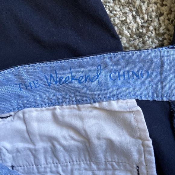 Talbots The Weekend Chino Navy Blue Size 10 - Picture 7 of 10